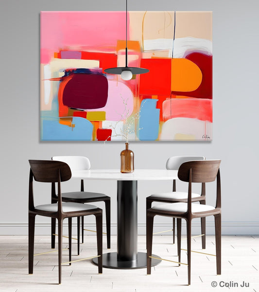 Extra Large Canvas Paintings, Original Abstract Art, Modern Wall Art Ideas for Dining Room, Impasto Painting, Contemporary Acrylic Paintings-Grace Painting Crafts