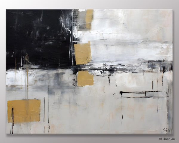 Original Abstract Art, Modern Wall Art Ideas for Bedroom, Extra Large Canvas Paintings, Impasto Art Painting, Contemporary Acrylic Paintings-Grace Painting Crafts