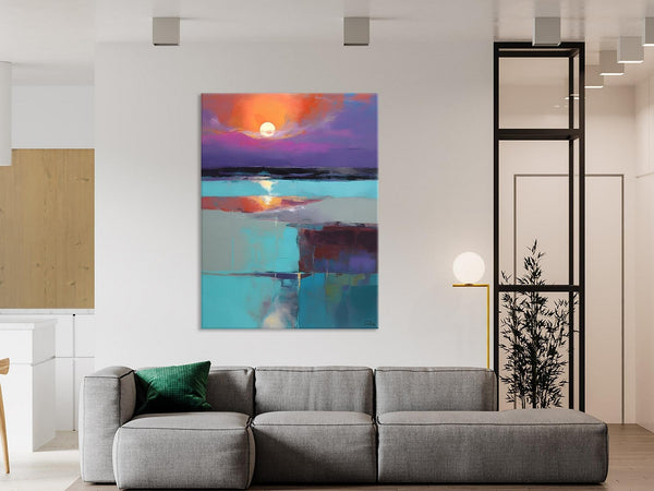 Extra Large Painting on Canvas, Oversized Contemporary Acrylic Painting, Extra Large Canvas Painting for Bedroom, Original Abstract Painting-Grace Painting Crafts