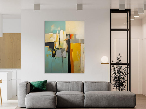 Abstract Paintings, Large Contemporary Wall Art, Extra Large Paintings for Living Room, Heavy Texture Canvas Art, Original Modern Painting-Grace Painting Crafts