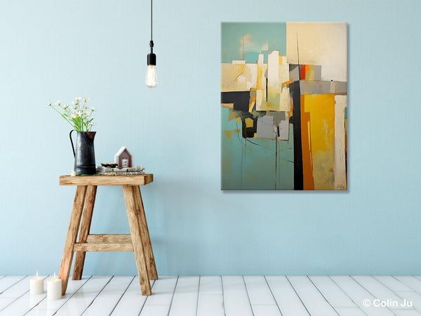 Abstract Paintings, Large Contemporary Wall Art, Extra Large Paintings for Living Room, Heavy Texture Canvas Art, Original Modern Painting-Grace Painting Crafts