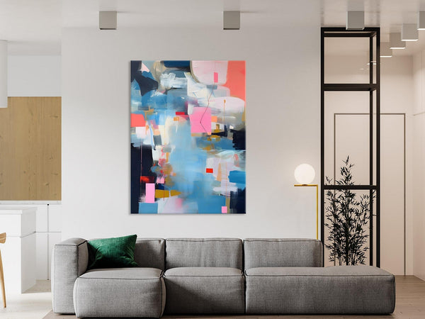 Modern Wall Paintings, Contemporary Painting on Canvas, Abstract Painting for Bedroom, Extra Large Original Acrylic Art, Buy Wall Art Online-Grace Painting Crafts