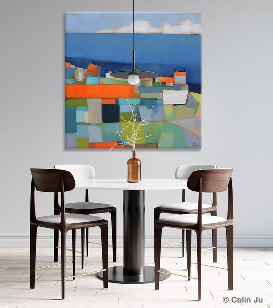 Landscape Canvas Paintings, Original Abstract Wall Art Paintings, Modern Wall Art Painting for Living Room, Acrylic Painting on Canvas-Grace Painting Crafts