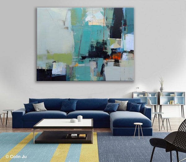 Oversized Canvas Paintings, Original Abstract Art, Large Wall Art Ideas for Living Room, Hand Painted Canvas Art, Contemporary Acrylic Art-Grace Painting Crafts