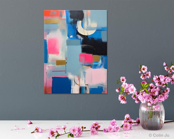 Large Painting Ideas for Living Room, Large Original Canvas Art, Contemporary Acrylic Painting on Canvas, Modern Abstract Wall Art Paintings-Grace Painting Crafts
