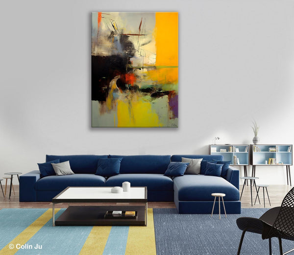 Large Wall Art Paintings for Living Room, Large Original Artwork, Contemporary Acrylic Painting on Canvas, Modern Canvas Art Paintings-Grace Painting Crafts