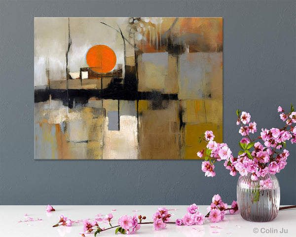 Large Wall Art Ideas for Living Room, Hand Painted Canvas Art, Oversized Canvas Paintings, Original Abstract Art, Contemporary Acrylic Art-Grace Painting Crafts