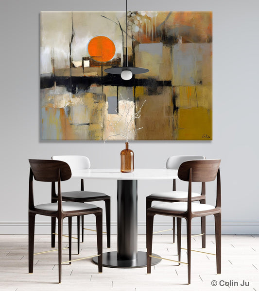 Large Wall Art Ideas for Living Room, Hand Painted Canvas Art, Oversized Canvas Paintings, Original Abstract Art, Contemporary Acrylic Art-Grace Painting Crafts