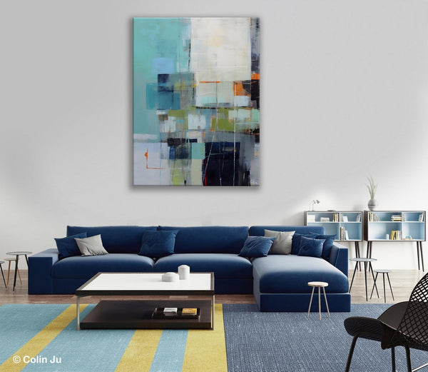 Canvas Paintings for Dining Room, Extra Large Modern Wall Art, Acrylic Painting on Canvas, Contemporary Painting, Original Abstract Painting-Grace Painting Crafts