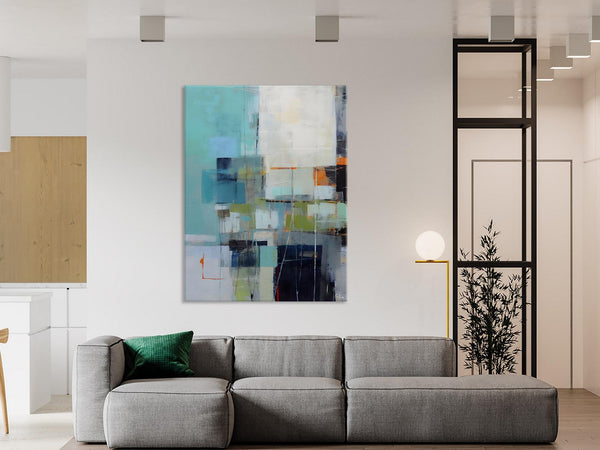 Canvas Paintings for Dining Room, Extra Large Modern Wall Art, Acrylic Painting on Canvas, Contemporary Painting, Original Abstract Painting-Grace Painting Crafts