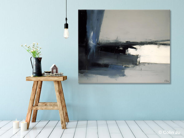 Extra Large Abstract Painting for Bedroom, Large Original Abstract Wall Art, Contemporary Acrylic Paintings, Abstract Paintings on Canvas-Grace Painting Crafts