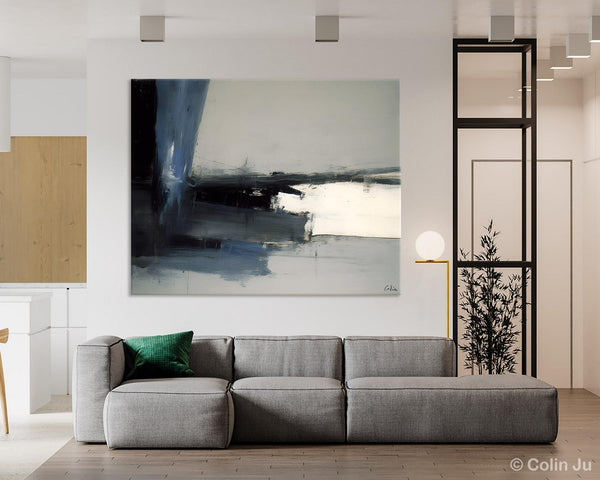 Extra Large Abstract Painting for Bedroom, Large Original Abstract Wall Art, Contemporary Acrylic Paintings, Abstract Paintings on Canvas-Grace Painting Crafts