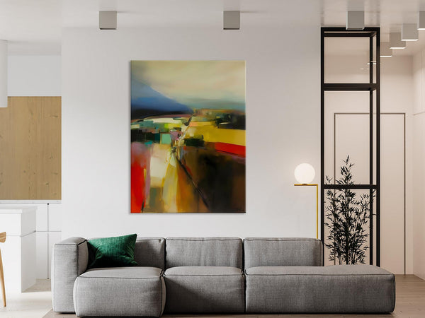 Abstract Landscape Artwork, Landscape Painting on Canvas, Contemporary Wall Art Paintings, Extra Large Original Art, Hand Painted Canvas Art-Grace Painting Crafts