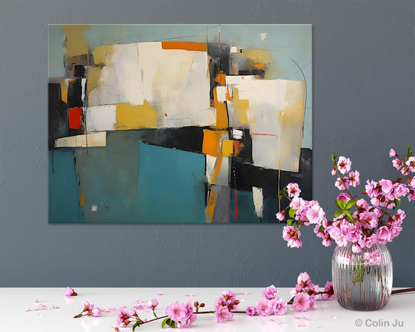 Hand Painted Canvas Art, Large Wall Art Ideas for Living Room, Oversized Canvas Paintings, Original Abstract Art, Contemporary Acrylic Art-Grace Painting Crafts