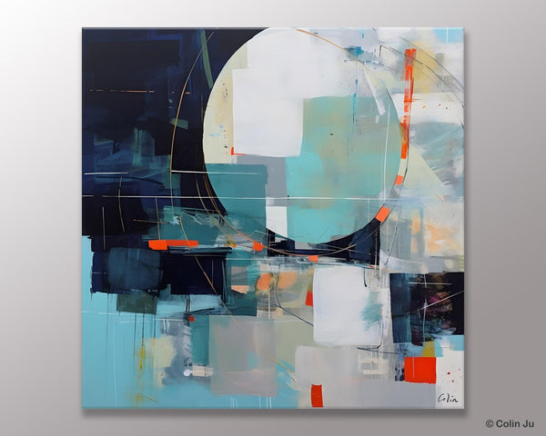 Large Abstract Painting for Bedroom, Modern Acrylic Artwork, Original Abstract Wall Art, Modern Canvas Paintings, Contemporary Canvas Art-Grace Painting Crafts