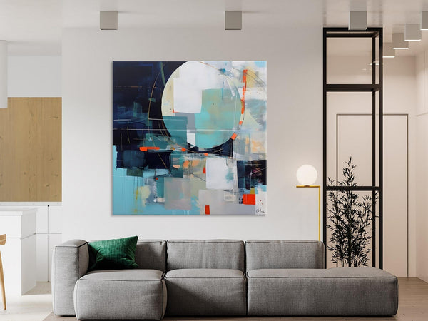 Large Abstract Painting for Bedroom, Modern Acrylic Artwork, Original Abstract Wall Art, Modern Canvas Paintings, Contemporary Canvas Art-Grace Painting Crafts