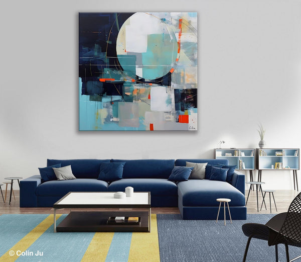 Large Abstract Painting for Bedroom, Modern Acrylic Artwork, Original Abstract Wall Art, Modern Canvas Paintings, Contemporary Canvas Art-Grace Painting Crafts
