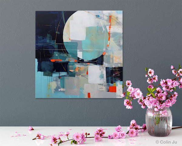 Large Abstract Painting for Bedroom, Modern Acrylic Artwork, Original Abstract Wall Art, Modern Canvas Paintings, Contemporary Canvas Art-Grace Painting Crafts
