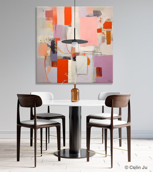 Original Abstract Wall Art, Modern Canvas Paintings, Large Abstract Painting for Bedroom, Modern Acrylic Artwork, Contemporary Canvas Art-Grace Painting Crafts