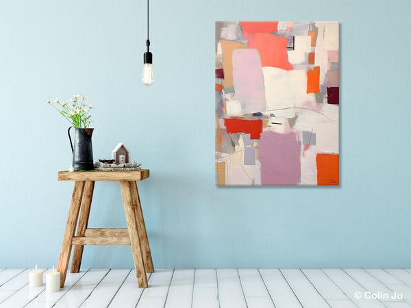 Contemporary Acrylic Painting on Canvas, Large Wall Art Painting for Bedroom, Original Canvas Art, Oversized Modern Abstract Wall Paintings-Grace Painting Crafts