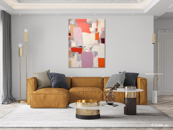 Contemporary Acrylic Painting on Canvas, Large Wall Art Painting for Bedroom, Original Canvas Art, Oversized Modern Abstract Wall Paintings-Grace Painting Crafts