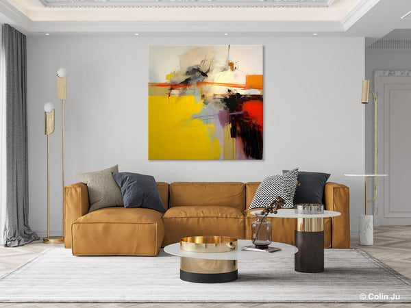 Modern Canvas Art Paintings, Contemporary Canvas Art, Original Modern Wall Art, Modern Acrylic Artwork, Large Abstract Paintings for Bedroom-Grace Painting Crafts