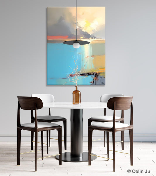 Contemporary Acrylic Painting on Canvas, Large Original Artwork, Large Landscape Paintings for Living Room, Modern Canvas Art Paintings-Grace Painting Crafts