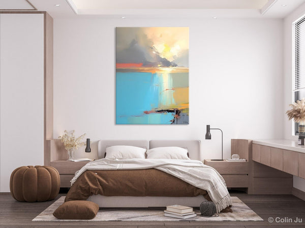 Contemporary Acrylic Painting on Canvas, Large Original Artwork, Large Landscape Paintings for Living Room, Modern Canvas Art Paintings-Grace Painting Crafts