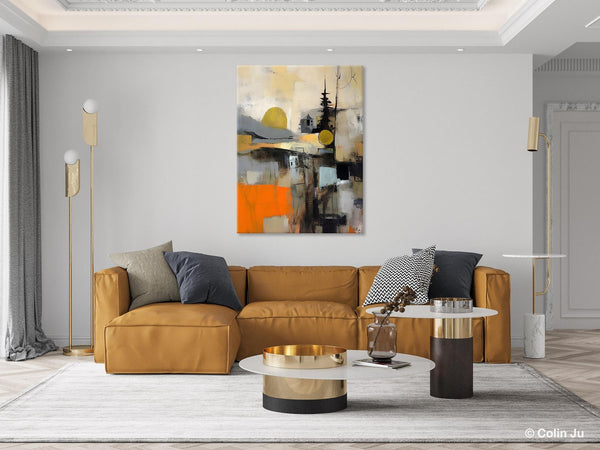 Original Canvas Art, Contemporary Acrylic Painting on Canvas, Large Wall Art Painting for Bedroom, Oversized Modern Abstract Wall Paintings-Grace Painting Crafts