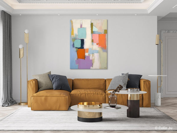 Contemporary Paintings on Canvas, Large Wall Art Painting for Dining Room, Original Abstract Wall Art Painting, Abstract Paintings on Canvas-Grace Painting Crafts