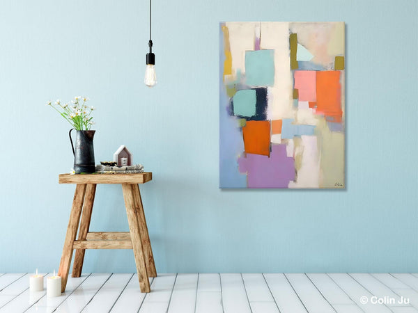 Contemporary Paintings on Canvas, Large Wall Art Painting for Dining Room, Original Abstract Wall Art Painting, Abstract Paintings on Canvas-Grace Painting Crafts