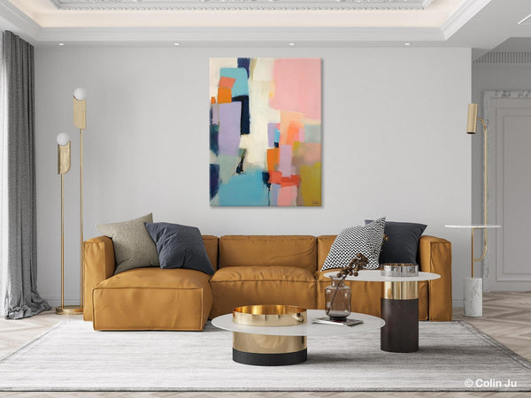 Contemporary Painting on Canvas, Large Wall Art Paintings, Simple Modern Art, Original Abstract Wall Art for sale, Simple Abstract Paintings-Grace Painting Crafts