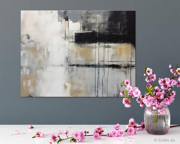 Hand Painted Original Canvas Art, Contemporary Acrylic Paintings, Large Wall Art Painting for Bedroom, Oversized Modern Abstract Paintings-Grace Painting Crafts