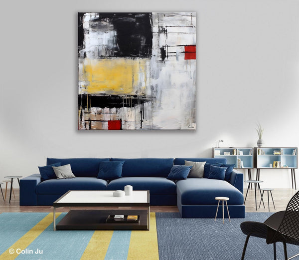 Original Modern Acrylic Artwork, Extra Large Abstract Paintings for Dining Room, Modern Canvas Art Paintings, Abstract Wall Art for Bedroom-Grace Painting Crafts