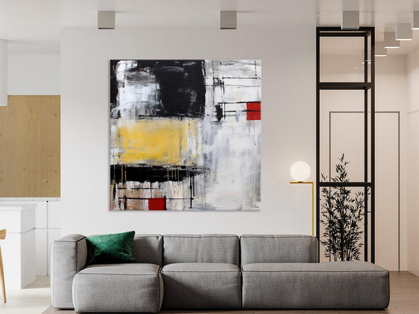 Original Modern Acrylic Artwork, Extra Large Abstract Paintings for Dining Room, Modern Canvas Art Paintings, Abstract Wall Art for Bedroom-Grace Painting Crafts