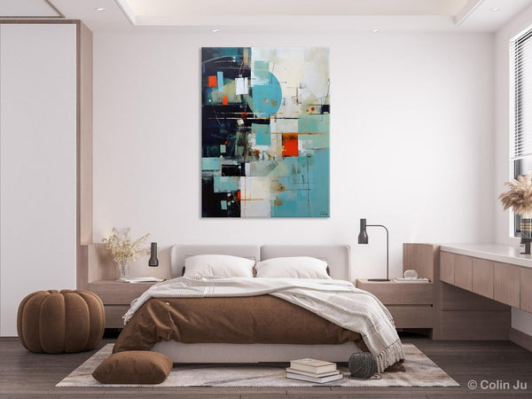 Contemporary Acrylic Painting on Canvas, Large Wall Art Painting for Bedroom, Original Canvas Art, Oversized Modern Abstract Wall Paintings-Grace Painting Crafts