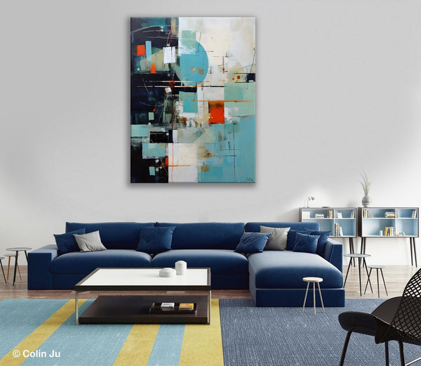 Contemporary Acrylic Painting on Canvas, Large Wall Art Painting for Bedroom, Original Canvas Art, Oversized Modern Abstract Wall Paintings-Grace Painting Crafts