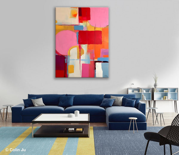 Large Wall Art Painting for Living Room, Large Modern Canvas Wall Paintings, Original Abstract Art, Contemporary Acrylic Painting on Canvas-Grace Painting Crafts