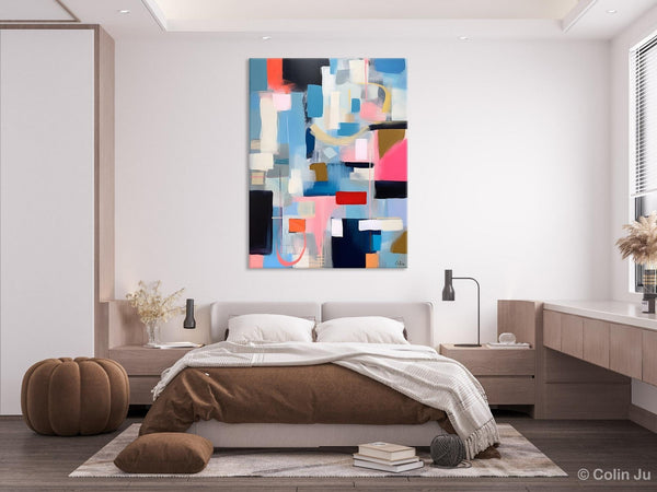 Original Modern Artwork, Contemporary Acrylic Painting on Canvas, Large Wall Art Painting for Bedroom, Oversized Abstract Wall Art Paintings-Grace Painting Crafts
