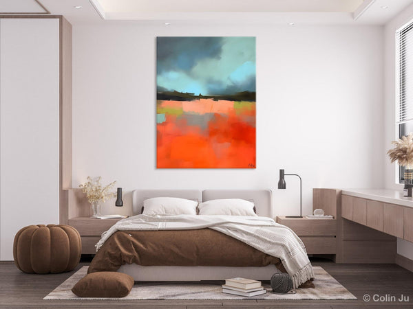 Original Canvas Artwork, Contemporary Acrylic Painting on Canvas, Large Wall Art Painting for Bedroom, Oversized Abstract Wall Art Paintings-Grace Painting Crafts