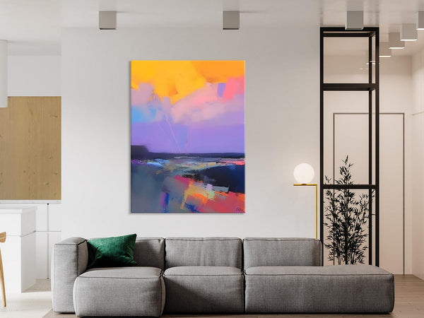 Abstract Landscape Artwork, Contemporary Wall Art Paintings, Extra Large Original Art, Landscape Painting on Canvas, Hand Painted Canvas Art-Grace Painting Crafts