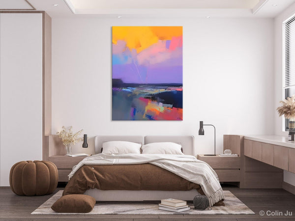 Abstract Landscape Artwork, Contemporary Wall Art Paintings, Extra Large Original Art, Landscape Painting on Canvas, Hand Painted Canvas Art-Grace Painting Crafts