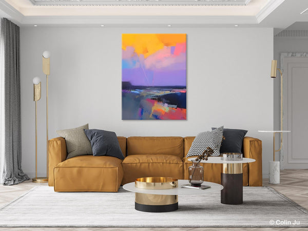 Abstract Landscape Artwork, Contemporary Wall Art Paintings, Extra Large Original Art, Landscape Painting on Canvas, Hand Painted Canvas Art-Grace Painting Crafts