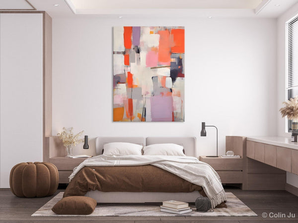 Large Painting for Dining Room, Original Canvas Artwork, Contemporary Acrylic Painting on Canvas, Simple Abstract Art, Wall Art Paintings-Grace Painting Crafts