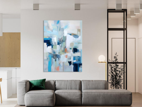 Large Modern Canvas Wall Paintings, Original Abstract Art, Hand Painted Acrylic Painting on Canvas, Large Wall Art Painting for Dining Room-Grace Painting Crafts