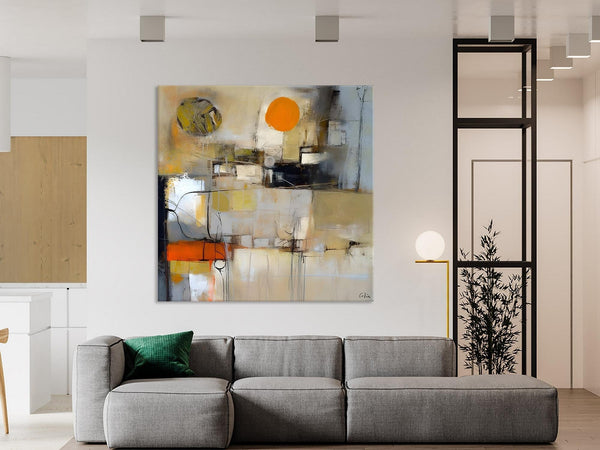 Large Abstract Art for Bedroom, Simple Modern Acrylic Art, Modern Original Abstract Art, Canvas Paintings for Sale, Contemporary Canvas Art-Grace Painting Crafts