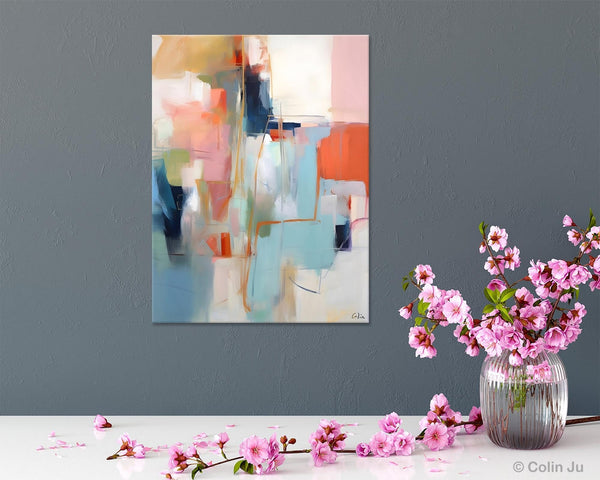 Large Wall Art Painting for Bedroom, Oversized Abstract Wall Art Paintings, Original Modern Artwork, Contemporary Acrylic Painting on Canvas-Grace Painting Crafts