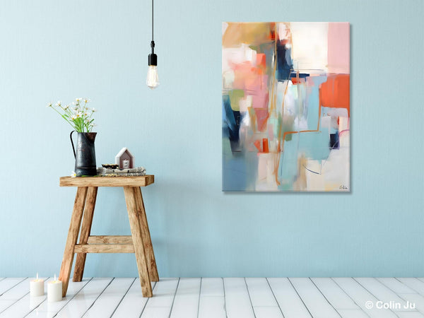 Large Wall Art Painting for Bedroom, Oversized Abstract Wall Art Paintings, Original Modern Artwork, Contemporary Acrylic Painting on Canvas-Grace Painting Crafts
