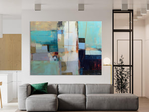 Hand Painted Original Canvas Wall Art, Large Canvas Art Painting for Bedroom, Huge Modern Abstract Paintings, Contemporary Acrylic Paintings-Grace Painting Crafts