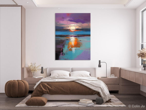 Original Landscape Painting on Canvas, Hand Painted Canvas Art, Abstract Landscape Artwork, Contemporary Wall Art Paintings, Huge Canvas Art-Grace Painting Crafts